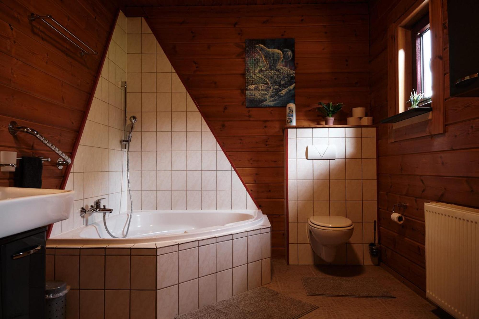 Villa Holzblockhaus, Eifel Oberkail Exterior foto