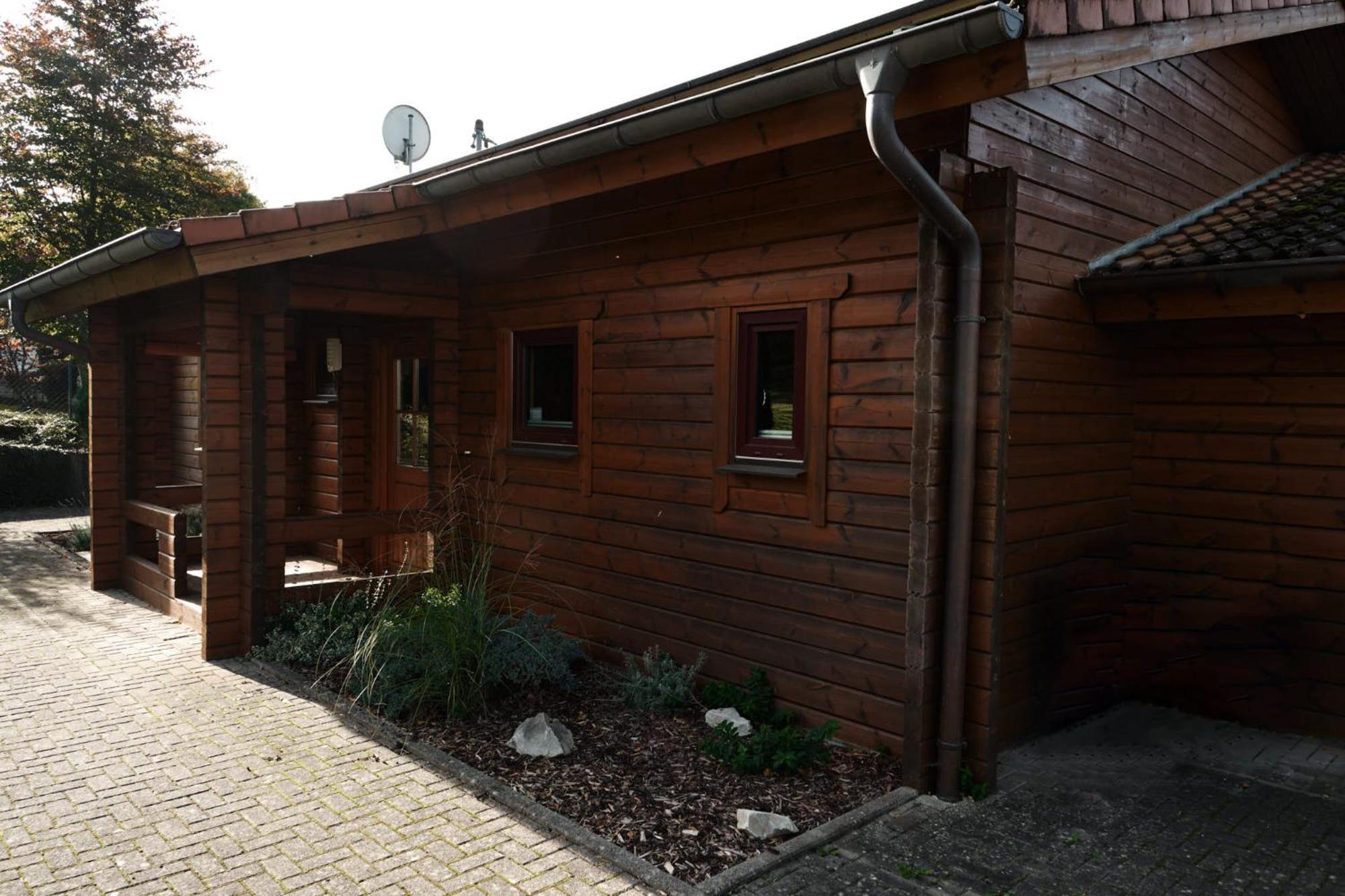 Villa Holzblockhaus, Eifel Oberkail Exterior foto