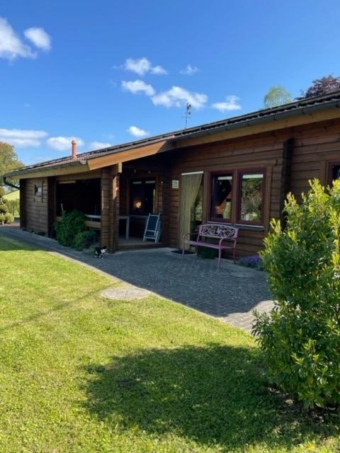 Villa Holzblockhaus, Eifel Oberkail Exterior foto